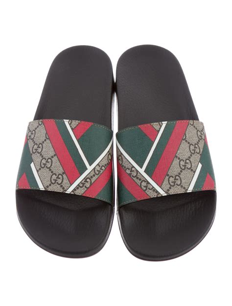 gucci arielle gg pon pon|gucci slide sandals.